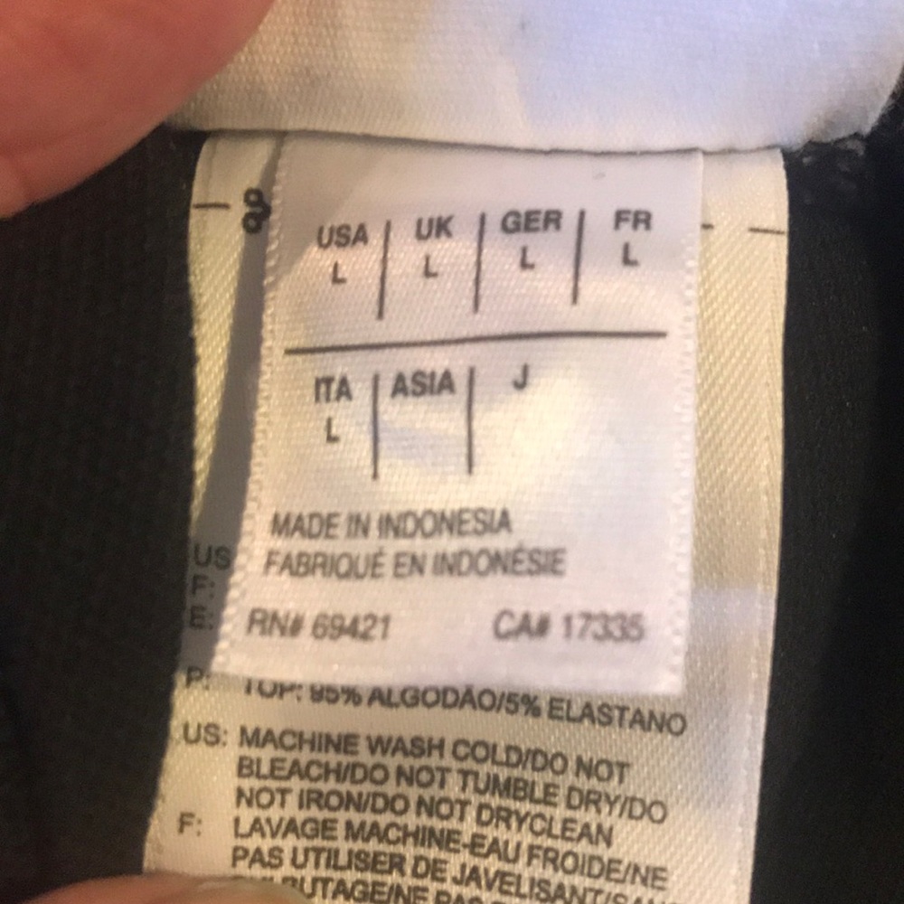 NWOT Men’s Large Cotton Reebok Golf Polo Shirt - Picture 5 of 6